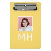 写真と文字 ミニクリップボード (正面)