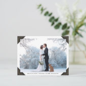 写真と文字 |ヴィンテージエレガント写真アルバム ポストカード (スタンド正面)