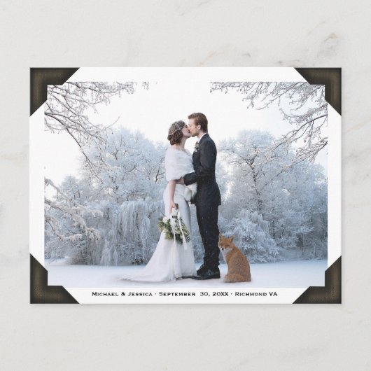 写真と文字 |ヴィンテージエレガント写真アルバム ポストカード (正面)