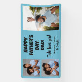 写真と文字 横断幕 (縦)