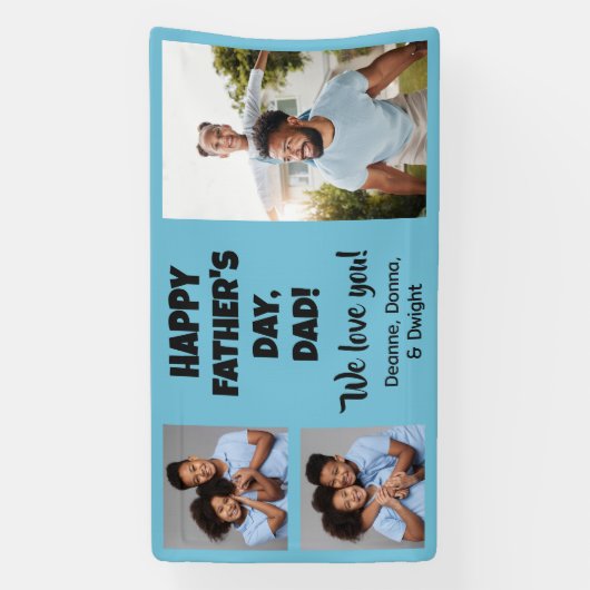 写真と文字 横断幕 (縦)