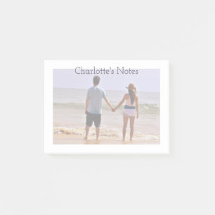 写真と文字One of a kind パーソナライズされた ポストイット