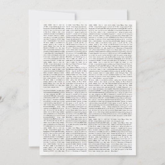 写真と新聞のクリスマスパーティの招待状 招待状 (裏面)