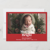 写真と明メリーるい出産の発表 シーズンカード (正面)