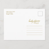 写真と明メリーるい新婚クリスマス休暇 ポストカード (裏面)