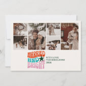 写真と明数々のるい新結婚した婚の休日 シーズンカード (正面)