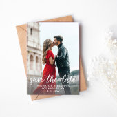 写真と書道2軽いヴェルティ日付を保存 招待状