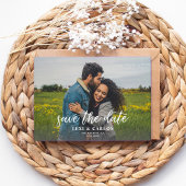 写真と書道2A明るい水平の日付を保存 招待状