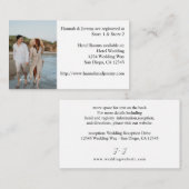 写真と書道3縦型モダンSM エンクロージャーカード (正面/裏面)