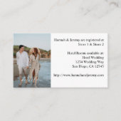 写真と書道3縦型モダンSM エンクロージャーカード (正面)