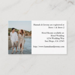 写真と書道3縦型モダンSM エンクロージャーカード