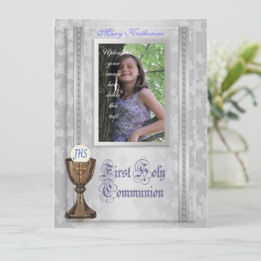 写真と最初の招待状 招待状 (スタンド正面)