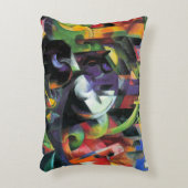 写真と牛byフランツ・マルク、ヴィンテージ・アート アクセントクッション (正面(垂直))