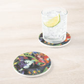 写真と牛byフランツ・マルク、ヴィンテージ・アート コースター (側面)