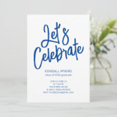 写真と祝一緒にパーティーを卒業 招待状 (スタンド正面)