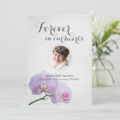 写真と蘭の記念サンキューカード サンキューカード (スタンド正面)