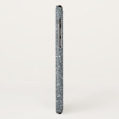 写真と銀のグリッターでパーソナライズフェイクする Case-Mate iPhoneケース (裏面/左)