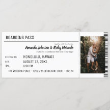 写真と黒と白の目的地の結婚式