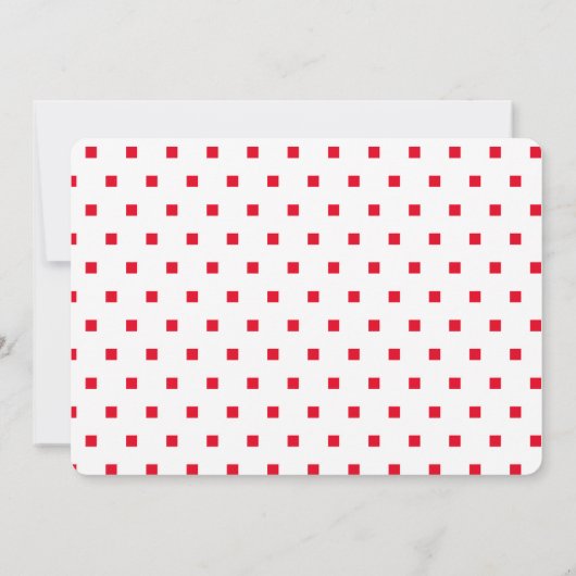 写真と40歳の誕生日の招待状 招待状 (裏面)