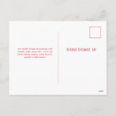 写真とMeowyクリスマス |猫のおもしろいクリスマス シーズンポストカード (裏面)