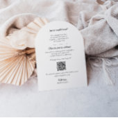 写真とQRコードを使用したArch Elopmentのお知らせ 招待状