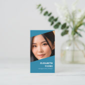 写真とQR結婚人間関係コーチ コーリングカード (スタンド正面)