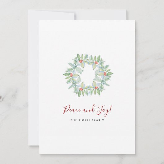 写真なしのクリスマスカードをカスタマイズ シーズンカード (正面)