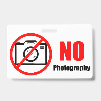 写真なし！ バッジ