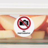 写真なし、禁止記号 ラベル (貼付)