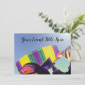 写真にぴったりのスカイダイバー 招待状 (スタンド正面)