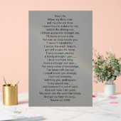 写真にアクリルのサインデザイン アクリルサイン (ウェディング)