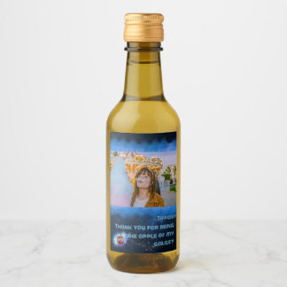 写真に感謝の銀河系ラベルを追加 ワインラベル