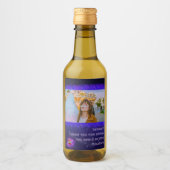 写真に感謝の銀河系ラベルを追加 ワインラベル (正面)