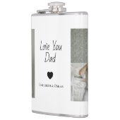 写真のお父さんの子供の名前の贈り物 –  フラスク (左)