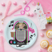 写真のすばらしい50sハッピーバースデーの紙皿 ペーパープレート (パーティー)