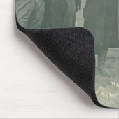 写真のために提起している7人のロデオの女性のカーボーイ マウスパッド (コーナー)