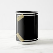 写真のアップロードと個人メッセージのカスタム追加 マグカップ (中央)