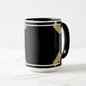 写真のアップロードと個人メッセージのカスタム追加 マグカップ (正面右)