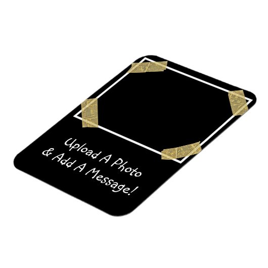 写真のアップロードと個人メッセージのカスタム追加 マグネット (左側)