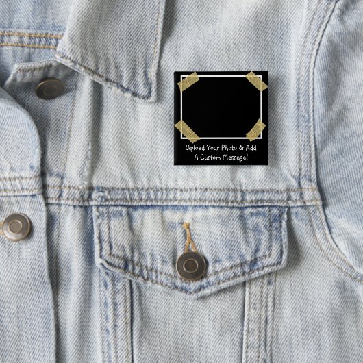 写真のアップロードと個人メッセージのカスタム追加 缶バッジ (インサイチュ)