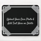 写真のアップロードと個人用メッセージのカスタム追加 マウスパッド (正面)