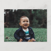 写真のアップロードカスタムパーソナライズされた ポストカード (正面)