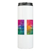 写真のアップロード写真自分で作成モダン最高のする タンブラー (裏面)