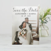 写真のアップロード日付カードの保存 案内状 (スタンド正面)