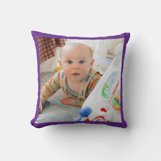 写真のアップロード装飾用クッション クッション (正面)