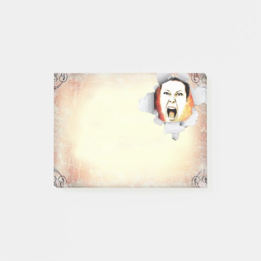 写真のアップロード、カスタマイズ可能 ポストイット (正面)