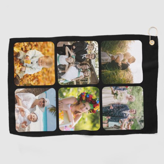 写真のアップロード ゴルフタオル (横)