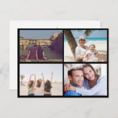 写真のアップロード シーズンポストカード (正面/裏面)