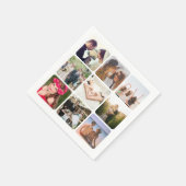 写真のアップロード スタンダードカクテルナプキン (角)