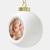 写真のアップロード セラミックボールオーナメント (右)